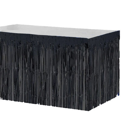 Metalize Siyah Masa Eteği 75x270cm - 2