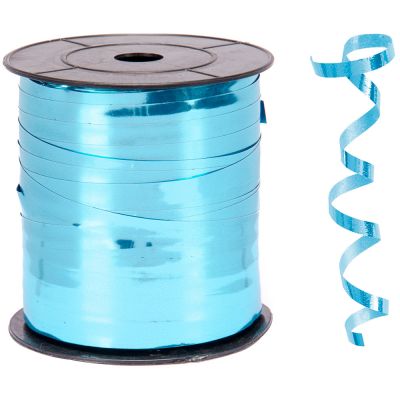 Metallic Baby Blue Curling Ribbon - 1