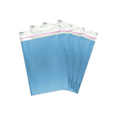 Metallic Blue Foil Mailing Bags 11x12 - 1