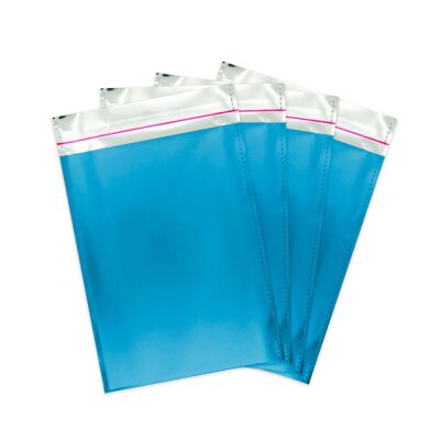 Metallic Blue Foil Mailing Bags 20x35 - 1