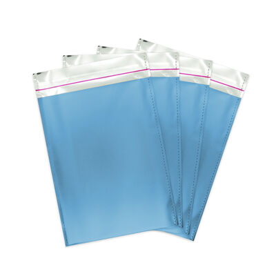 Metallic Blue Foil Mailing Bags 25x35 - 1