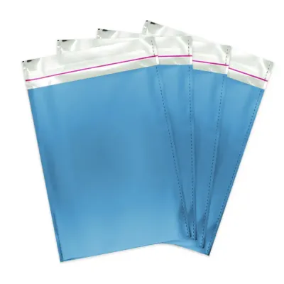 Metallic Blue Foil Mailing Bags 40x60 - 1