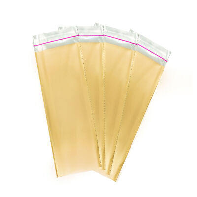 Metallic Gold Foil Mailing Bags 9x25 - 1