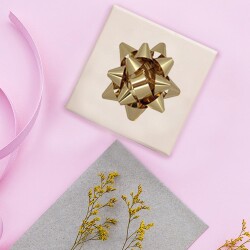 Metallic Gold Gift Bows - No:2 - 