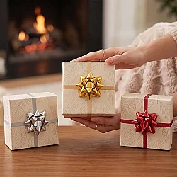 Metallic Mixed Color Gift Bows - No:2 - 1