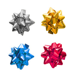 Metallic Mixed Color Gift Bows - No:5 - 2