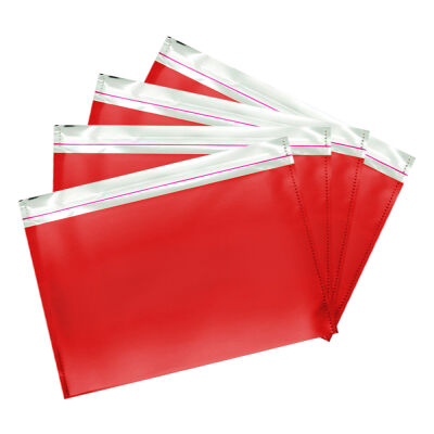 Metallic Red Foil Mailing Bags 50x70 - 1