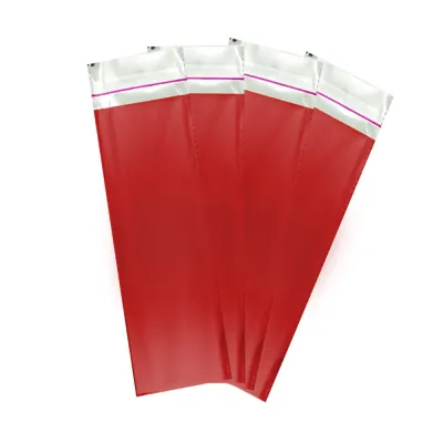 Metallic Red Foil Mailing Bags 9x25 - 1