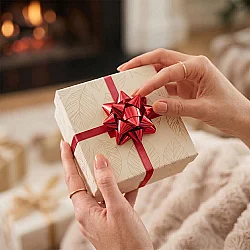 Metallic Red Gift Bows - No:2 - 1