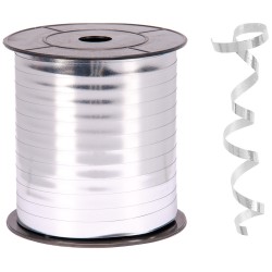 Metallic Silver Curling Ribbon - Kika