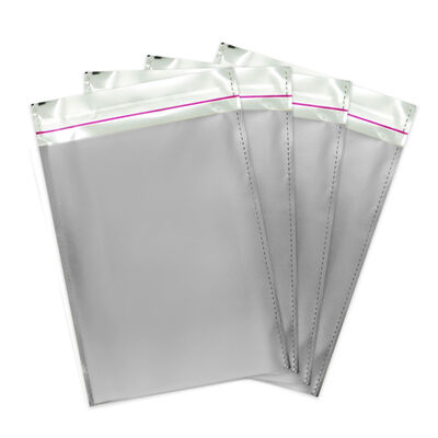 Metallic Silver Foil Mailing Bags 30x45 - 1