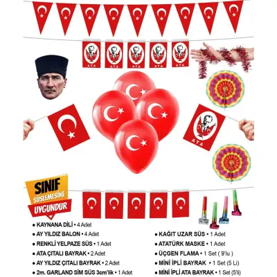 Milli Bayramlar Şenlik Süsleme Seti - 1