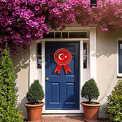 Milli Bayramlar Süslemesi -Çelenk- - Kikajoy