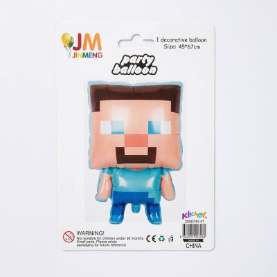 Minecraft Steve Şekilli Folyo Balon - 2