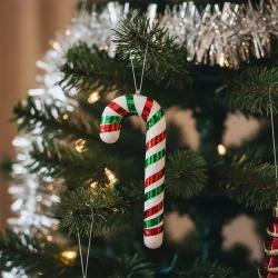 Mini Styrofoam Candy Cane Ornament - 1