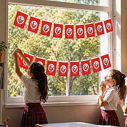 Mini Turkish Flag Garland - Atatürk - 1