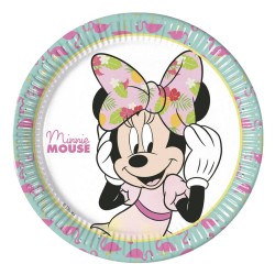  - Minnie Tropical Paper Plates