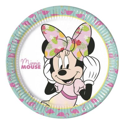 Minnie Tropical Paper Plates