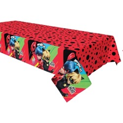Miraculous Super Heroez Team Plastik Masa Örtüsü - Kikajoy