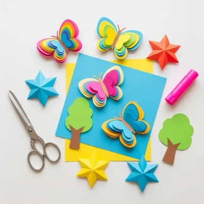 Mixed Color Construction Paper - 1
