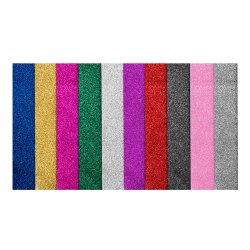 Mixed Color Glitter Cardstock Sheet - 2