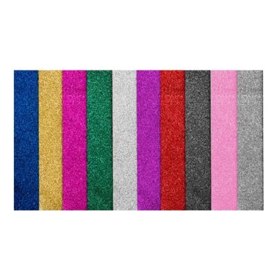 Mixed Color Glitter Cardstock Sheet - 2