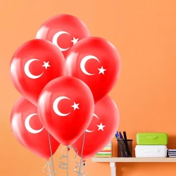 Moon Star Latex Balloons 11