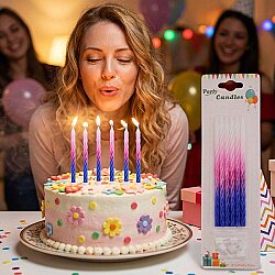 Multi Color Party Candles - No:1 - 1