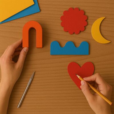 Multi Color Cardboard - 1