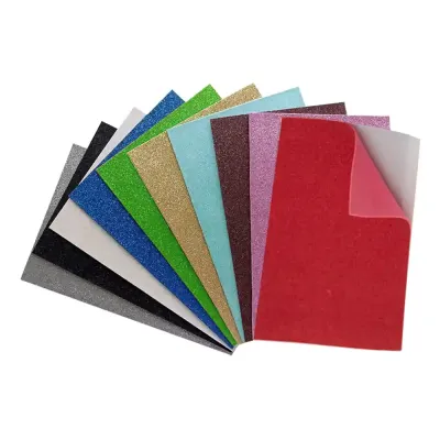 Multi Color Glitter Self-Adhesive EVA Foam Sheet - 2