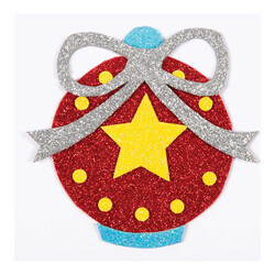 Multi Color Glitter Self-Adhesive EVA Foam Sheet - 4