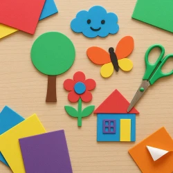 Multi Color Self-Adhesive EVA Foam Sheet - 1