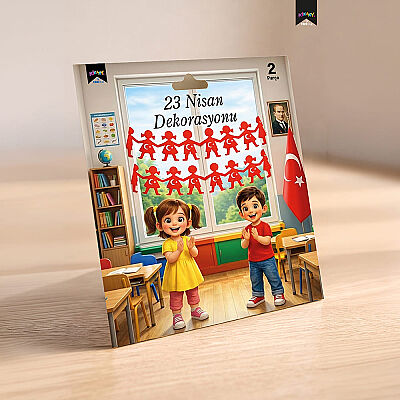 National Holidays Classroom Banner - Hand in Hand Kids Silhouette - 2