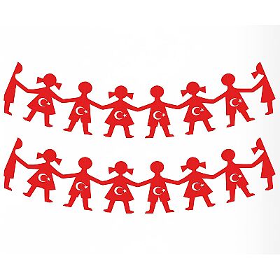 National Holidays Classroom Banner - Hand in Hand Kids Silhouette - 3