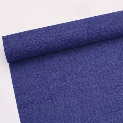 Navy Blue Crepe Paper Roll - 2