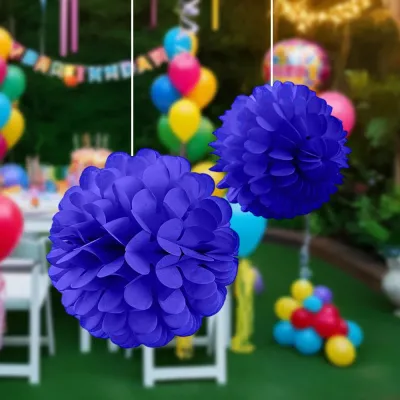 Navy Blue Decoration Balls - 1