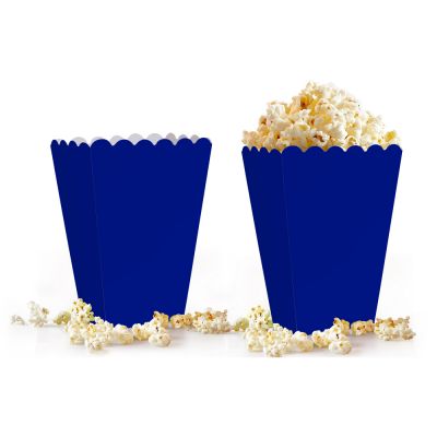 Navy Blue Popcorn Boxes - 1
