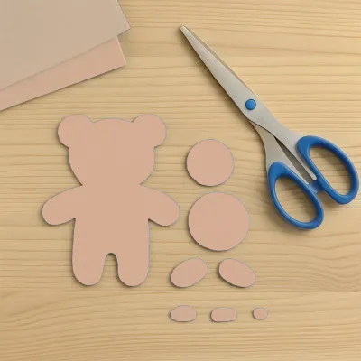 Nude Craft Felt Sheet - 1