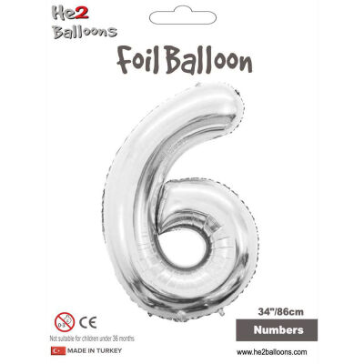 Number6 Silver 34 inch - 1