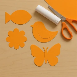 Orange Construction Paper - 1