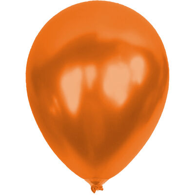 Orange Metallic Balloons 12
