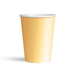 Orange Pastel Paper Cups - Kikajoy