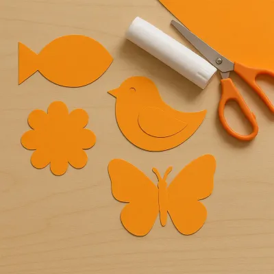 Orange Premium Construction Paper - 1