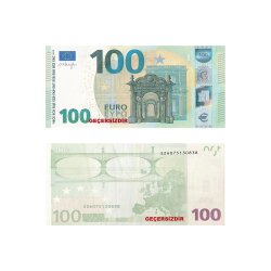 Oyuncak Kağıt Para 100 Euro 50'li - Kikajoy
