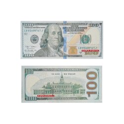 Oyuncak Kağıt Para 50li 100 USD - Kikajoy