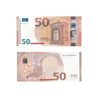 Oyuncak Kağıt Para 50 Euro - 1