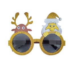Çin Üretim - Rudolph & Santa Parti Gözlüğü