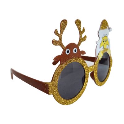 Rudolph & Santa Parti Gözlüğü
