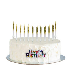 Party Candles - Gold - 