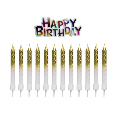 Party Candles - Gold - 2